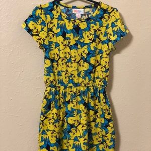 LuLaRoe Disney Kid's  Dress Size 6 Flounder Fish